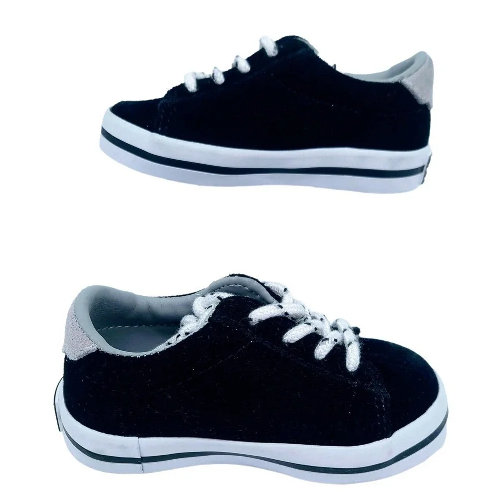 janie and jack baby boy sneaker shoes‎ size 4 black